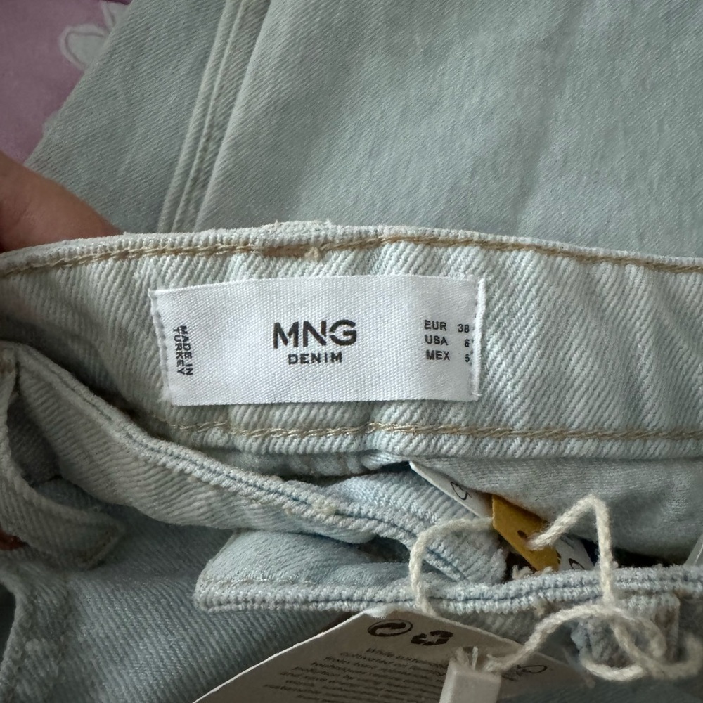 NWT✨- MANGO Denim Light Blue Jeans - Picture 2 of 7